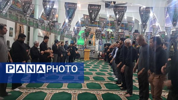 عزاداری شب‌های محرم در مسجد صاحب الزمان آشخانه 