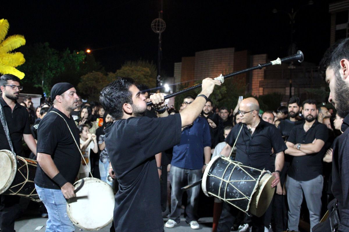 آیین سوگواری و عزاداری حسینی در میدان عدالت پردیس