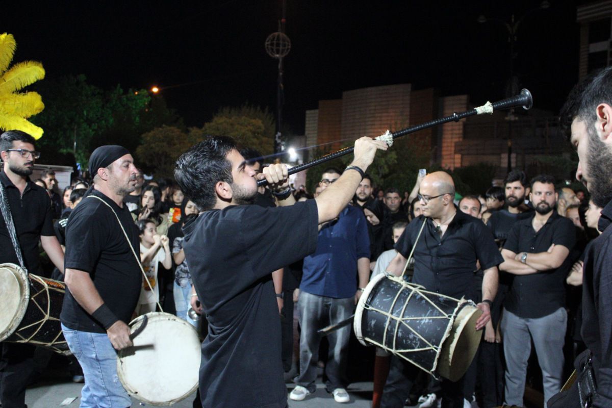 آیین سوگواری و عزاداری حسینی در میدان عدالت پردیس