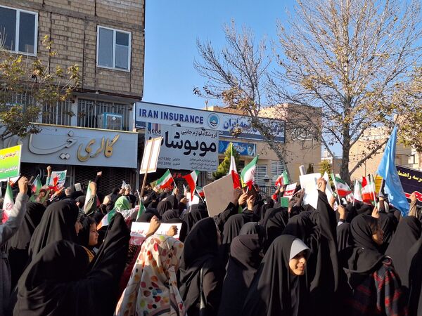 راهپیمایی میثاق با ولایت و محکوم نمودن اغتشاشات گروه های تروریستی در کاشمر