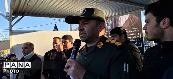 تجمع سوگواران رهبر شهید انقلاب در شهرستان پلدختر 