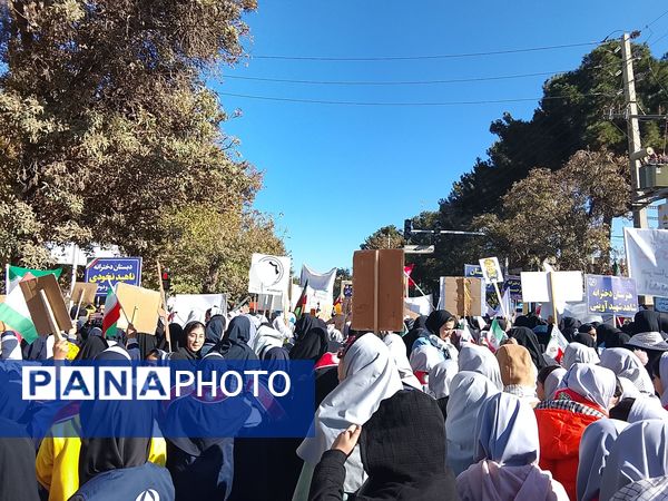 راهپیمایی ۱۳آبان در نیشابور 