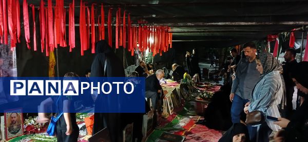 شب هفتم محرم در کنار شهدای اصفهان