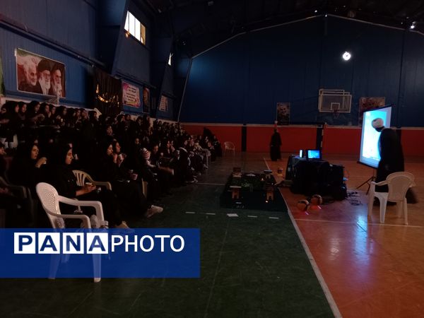 عزاداری دختران ورزشکاران شهر جعفریه به‌مناسبت شهادت حضرت فاطمه زهرا(س) 