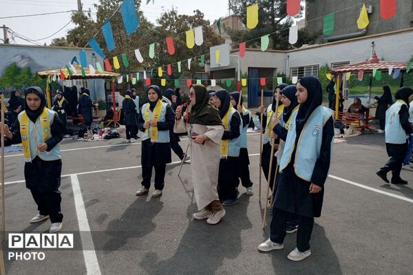  دوره تربیت مربی پیشتاز کاردان و اردو بازی در مدرسه شاهد بهشت شهرستان رباط‌کریم
