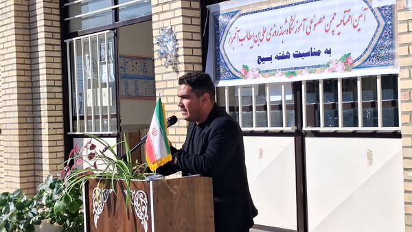 افتتاح زمین چمن مصنوعی آموزشگاه شبانه‌روزی علی بن ابیطالب آقبراز