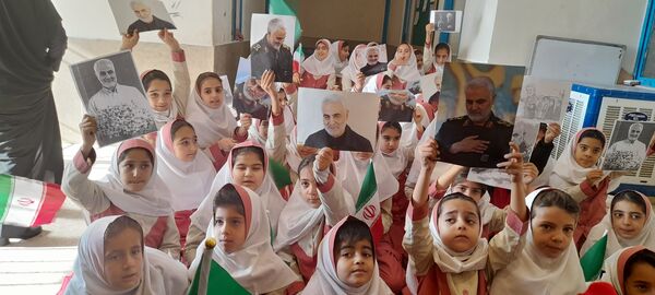 پنجمین سالگرد شهادت سردار دلها در دبستان سمیه