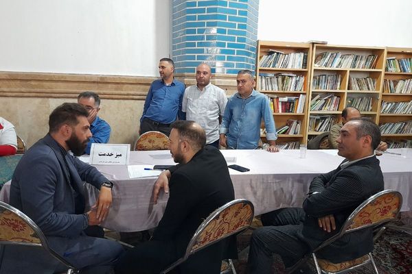 میز خدمت اداره آموزش و پرورش شهرستان قدس در نماز جمعه