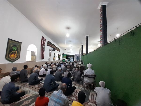 ابراز همدردی مردم سندرک و فین با مردم فلسطین در راهپیمایی روز قدس