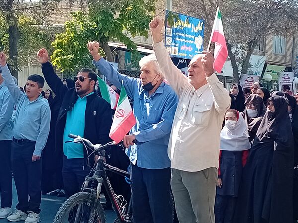برگزاری راهپیمایی در حمایت از مردم مظلوم فلسطین در سملقان