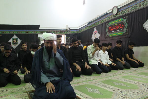 عزاداری ایام فاطمیه در دبیرستان علامه حلی شهرستان بم 