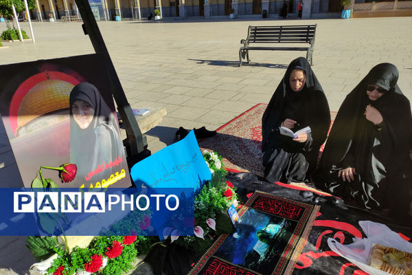 زیارت حرم مطهر شاهچراغ (ع) و ادای احترام به شهیده معصومه کرباسی