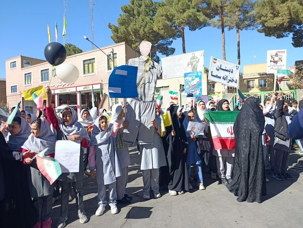 فریاد استقلال و آزادی در طنین ۱۳ آبان در تربت حیدریه