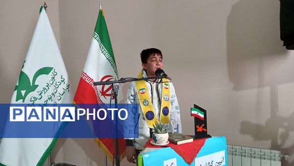 افتتاح کتابخانه سیار روستایی شماره۲ نیشابور باحضورپیشتازان سازمان دانش آموزی درمراسم