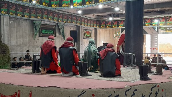 حجله نمادین حضرت قاسم(ع) در سامان