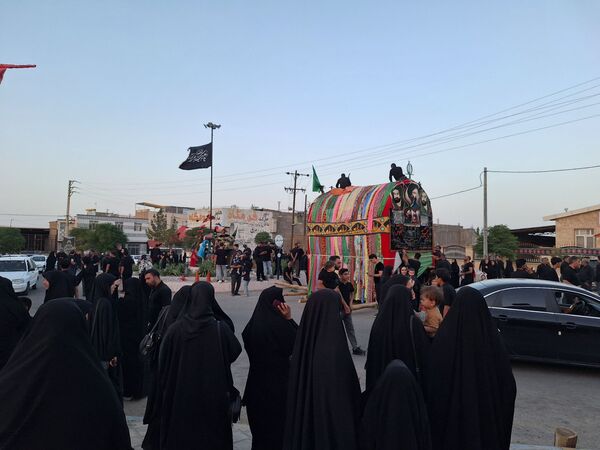 شکوه نخل‌گردانی در گناباد؛ تصویری از عشق و ارادت در محرم