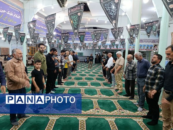 عزاداری سالروز شهادت امام حسن عسکری (ع) در مسجد صاحب‌الزمان آشخانه