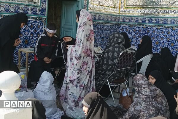 خروشِ بصیرت در صحن امامزاده جعفر (ع)؛ تالار قرآن پیشوا گنجایش دریای سوگواران مقتدا را نداشت