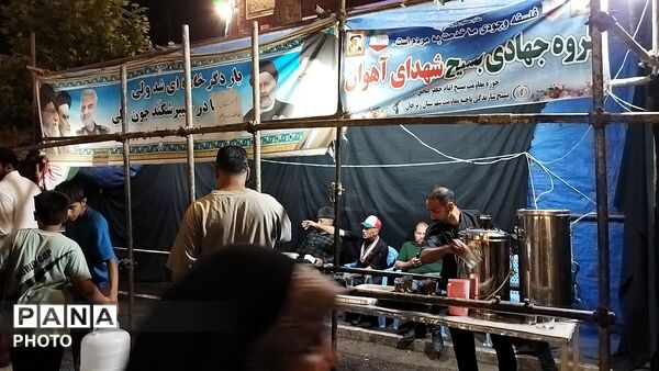 موکب جبهه فرهنگیان نیشابور در هشتاد و نهمین شب از اجتماعات مردمی 