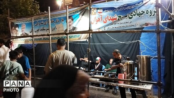 موکب جبهه فرهنگیان نیشابور در هشتاد و نهمین شب از اجتماعات مردمی 