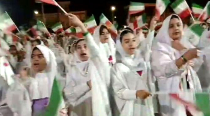 جشن تکلیف فرشته‌ها بیاد شهدای دختر مدرسه‌ی شجره طیبه‌ میناب 