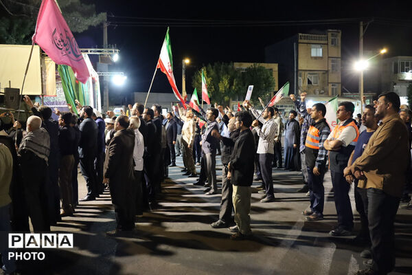 شکوهِ خدمت‌رسانی در بدرقهٔ کاروانِ خادمانِ جاجرمی