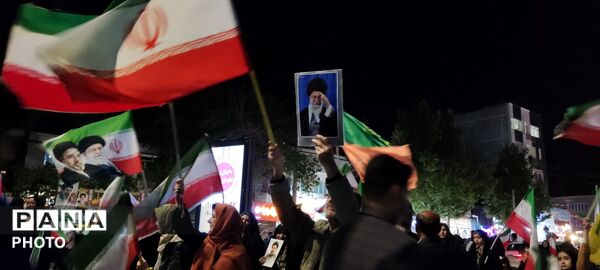 همایش عظیم وفاداری به وطن در بلوار فضل نیشابور