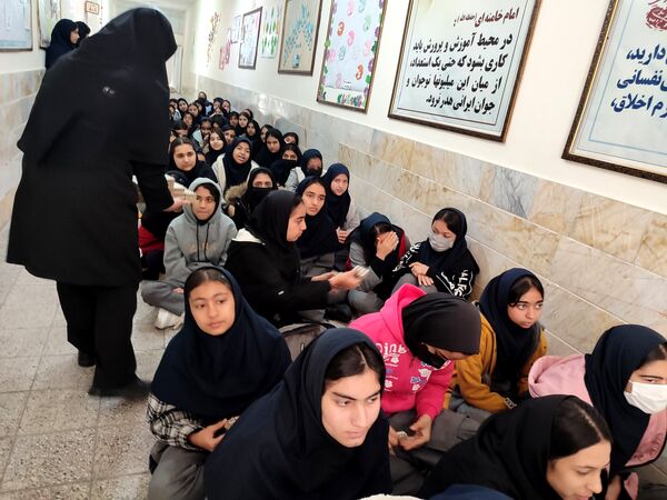 مراسم شهادت حضرت زهرا (س) در دبیرستان رفعت