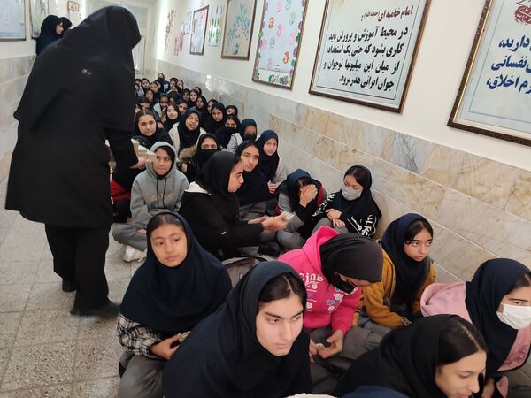 مراسم شهادت حضرت زهرا (س) در دبیرستان رفعت