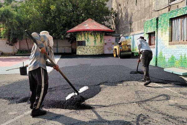 آماده‌سازی دبستان هدی ۱ در راستای اجرای پروژه مهر