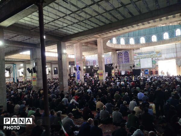 نماز  عبادی سیاسی جمعه در شهرستان نیشابور 