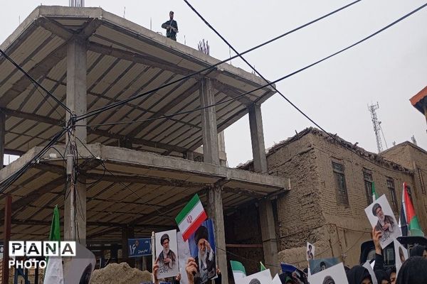 فریاد بغض فرو خورده مردم شهر بار در راهپیمایی روز جهانی قدس
