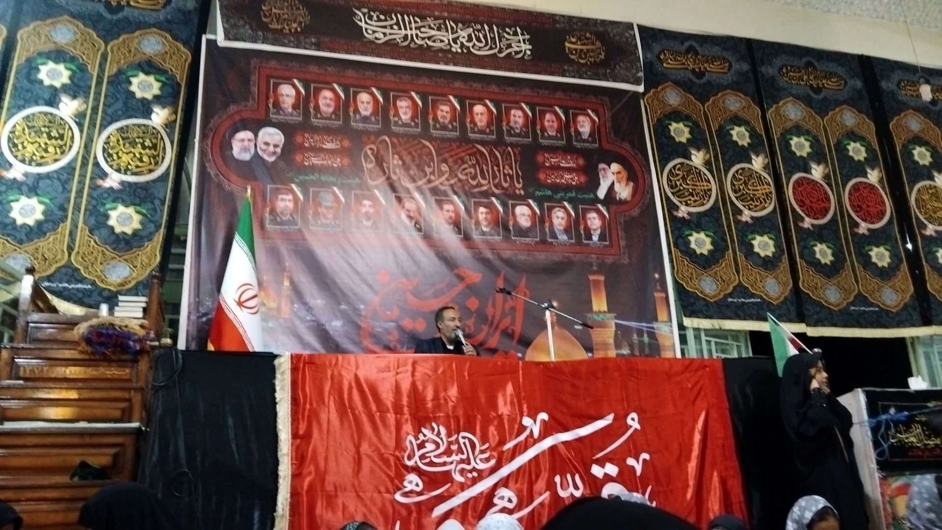 برپایی سفره حضرت‌رقیه (س) در شهر وردنجان