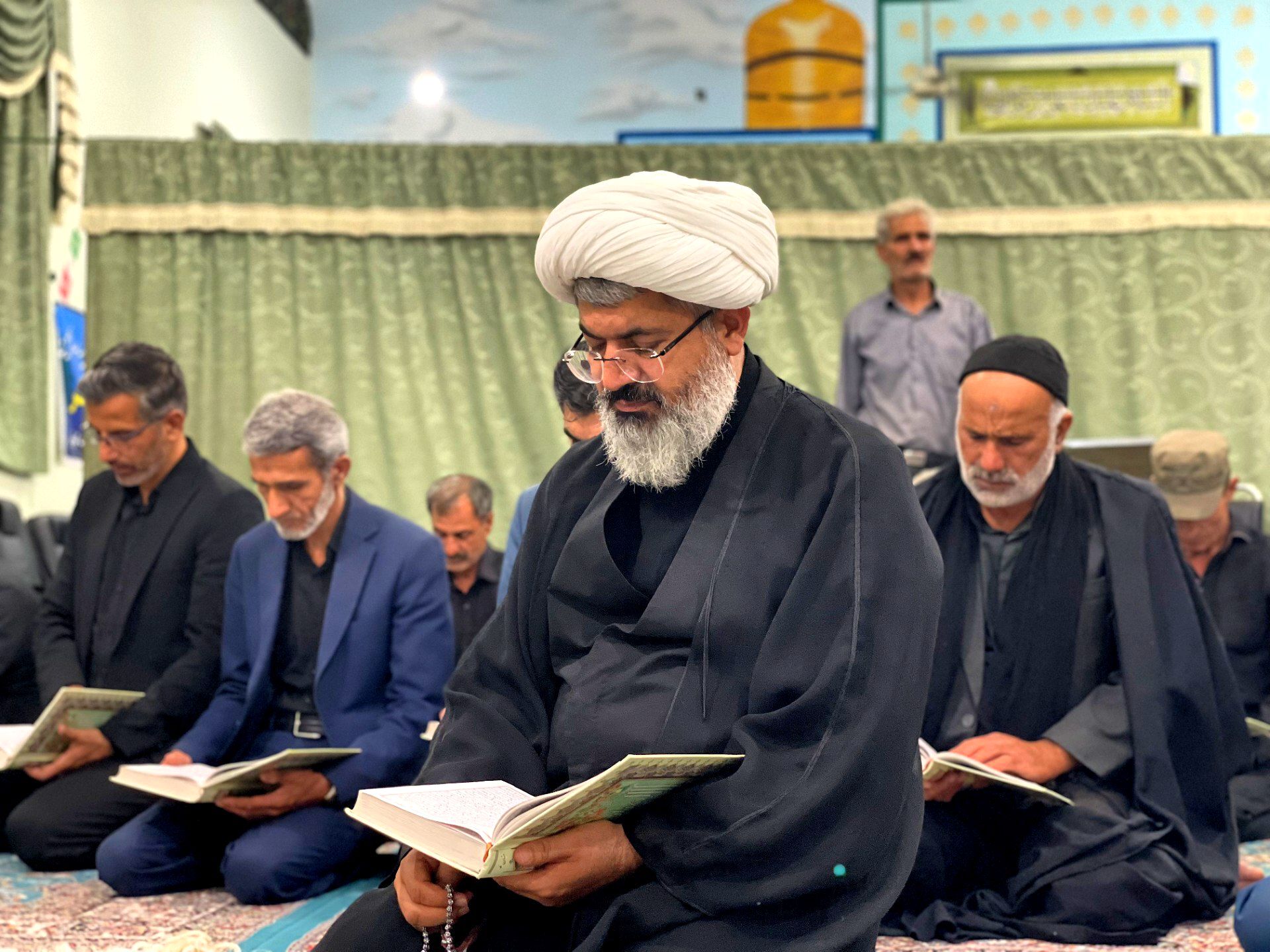 حضور امام جمعه شهرستان کاشمر در روستای نای