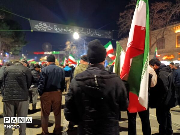 فریاد همبستگی از خیابان‌های نیشابور