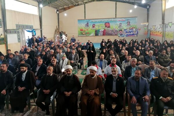 مراسم بزرگداشت حماسه ۹ دی در شهرستان بیضا