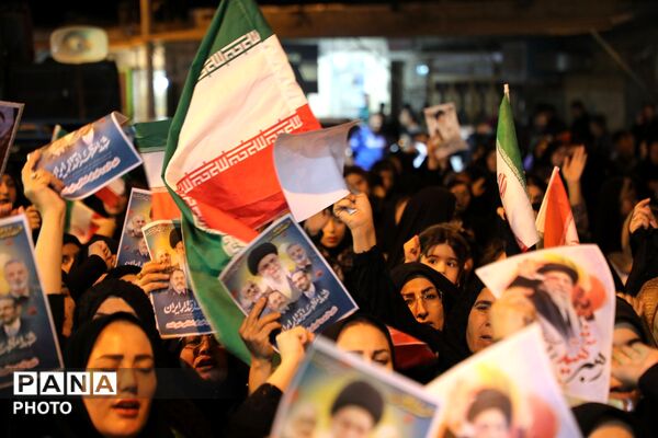  ادای احترام به ارتحال رهبر معظم انقلاب در شهرستان لنده 
