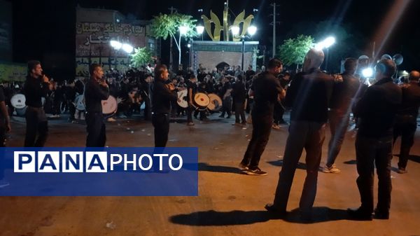 مراسم شب عاشورا در شهر تیتکانلو