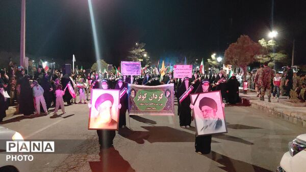 از قلب رشتخوار تا وسعت ایران؛ اجتماع باشکوه دختران جان‌فدا