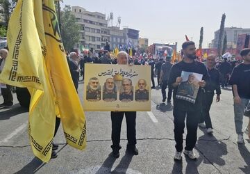 پاسخ مردم به موشک ها، وحدت و وداع با عزت و با اقتدار با شهدا