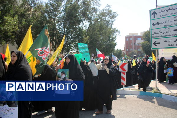 راهپیمایی روز قدس در بوشهر