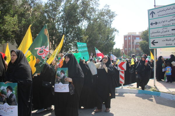 راهپیمایی روز قدس در بوشهر