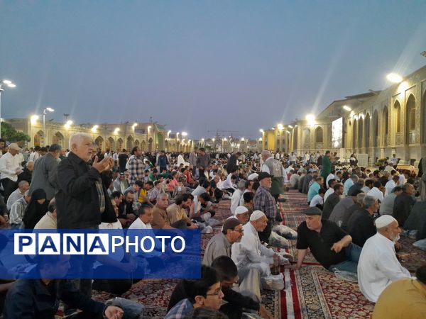 شب میلاد امام هشتم شعیان در حرم مطهر رضوی