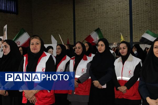 حضور پرشور کودکان گچسارانی در یوم‌الله ۹ دی