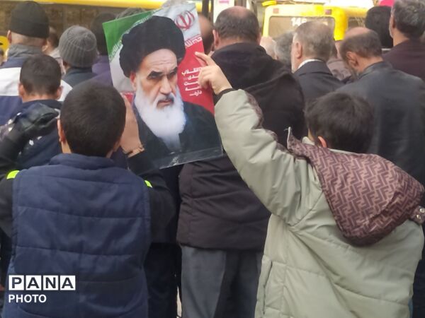 راهپیمایی خشم و نصر مردم نیشابور 