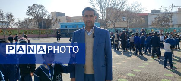 برگزاری مسابقات طناب کشی در مدرسه مبین شهرستان شیروان