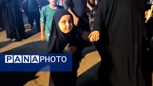 جلوه‌هایی از حضور کودکان در مسیر مشایه نجف تا کربلا
