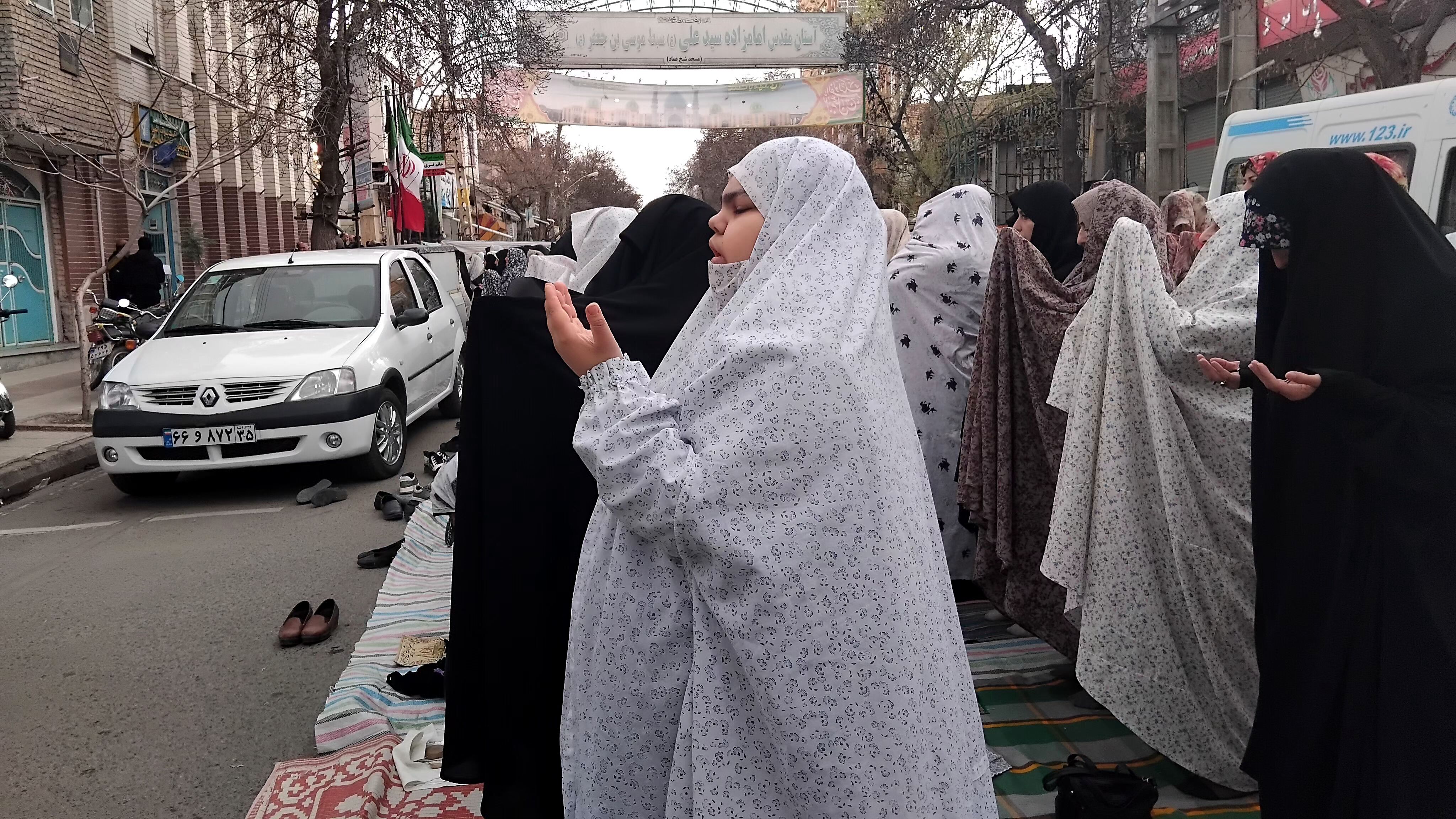 نماز توحیدی مردم اهر در عید سعید فطر