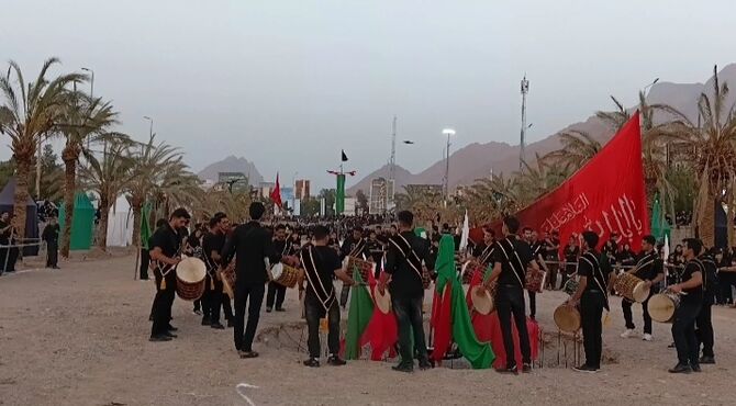 قافله نمادین عاشورا در تفت