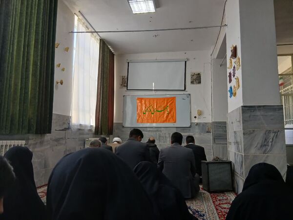 دعای ندبه در مدرسه حضرت زهرا (س) نیر